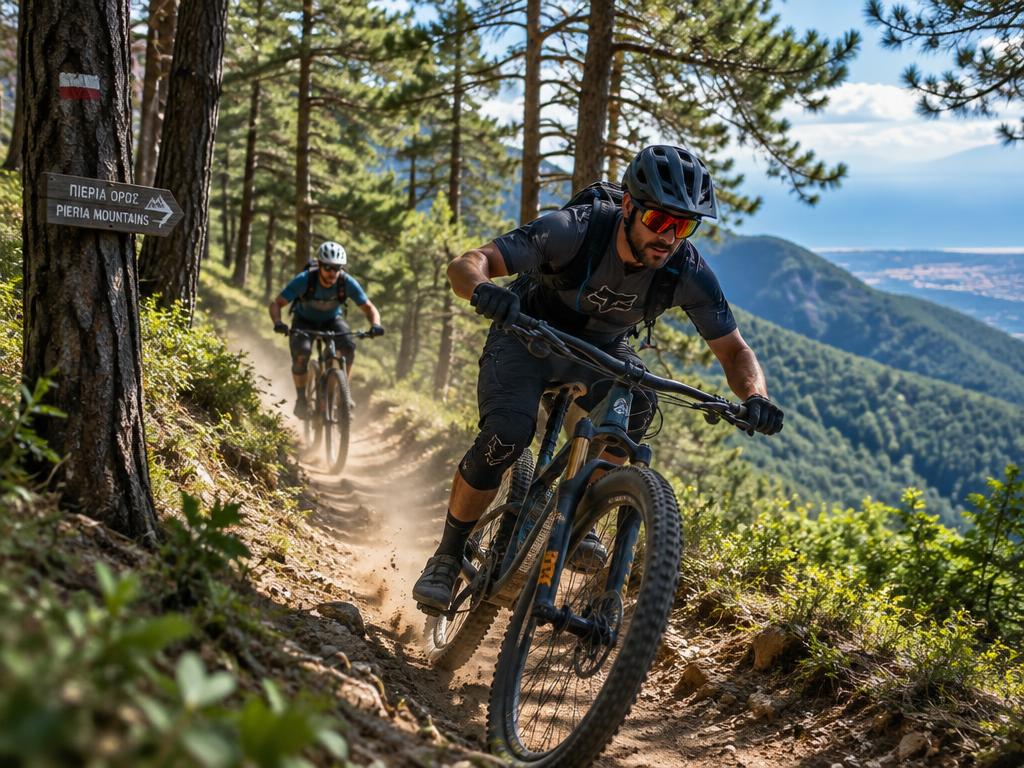 Mountain bike στα Πιέρια